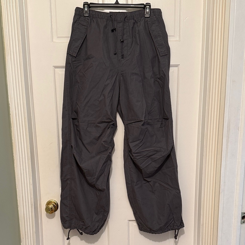 H&M Dark Gray Cargo Pants for Men